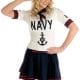 Navy Patrol Girl Ladies Fancy Dress Costume