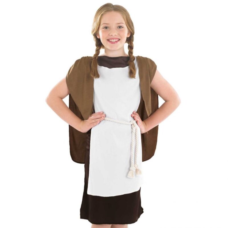 Viking Girl Children's Fancy Dress Costume - Image 2
