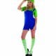 Plumbers Mate (Luigi) Ladies Fancy Dress Costume