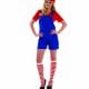 Plumbers Mate (Mario) Ladies Fancy Dress Costume