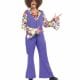 70'S Disco Jumpsuit Men's Fancy Dress Costume