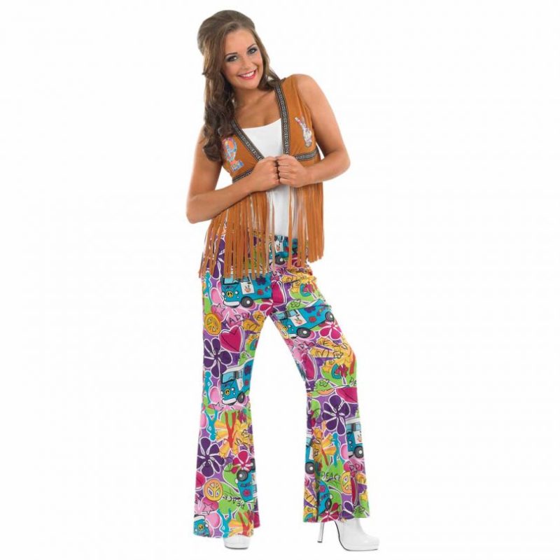Ladies Groovy Baby 60's & 70's Fancy Dress Costumes