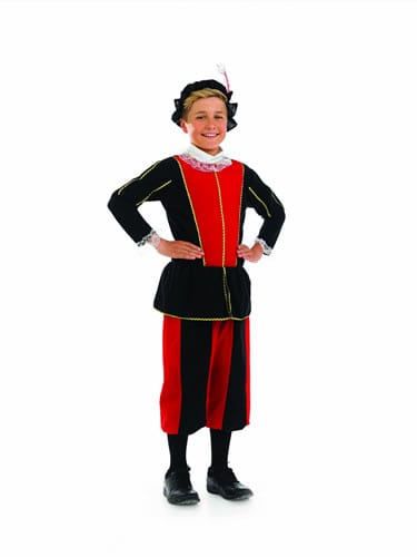 Tudor Boy Children's Fancy Dress Costume