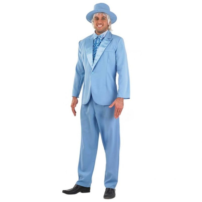 Dumb & Dumber Blue Suit Men's Fancy Dress Costume