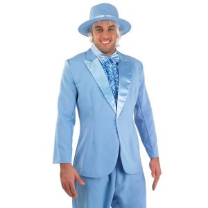 Dumb & Dumber Blue Suit Men's Fancy Dress Costume - Image 2