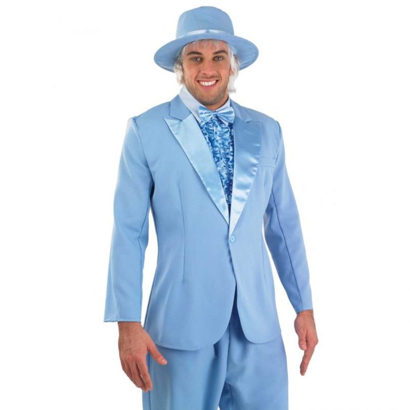 Dumb & Dumber Blue Suit Men's Fancy Dress Costume - Image 2