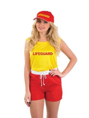 Lifeguard ladies Fancy Dress Costume