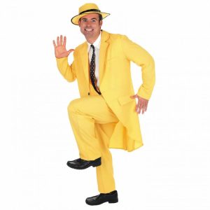 Yellow Suit (The Mask) Men's Fancy Dress Costume