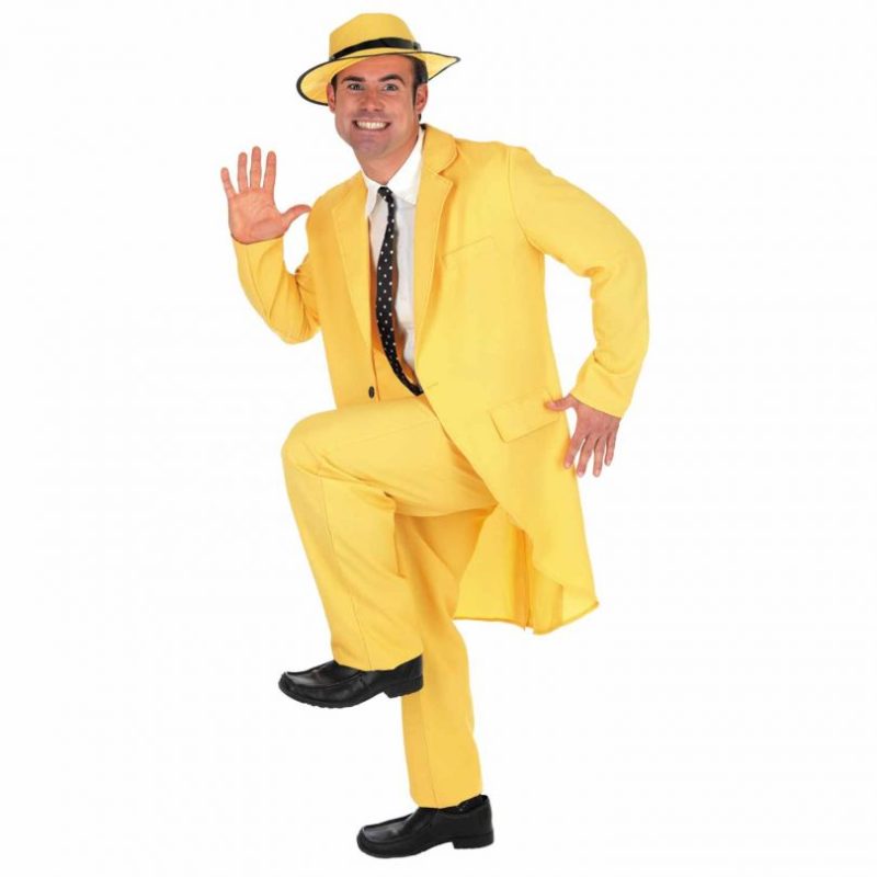Yellow Suit (The Mask) Men's Fancy Dress Costume