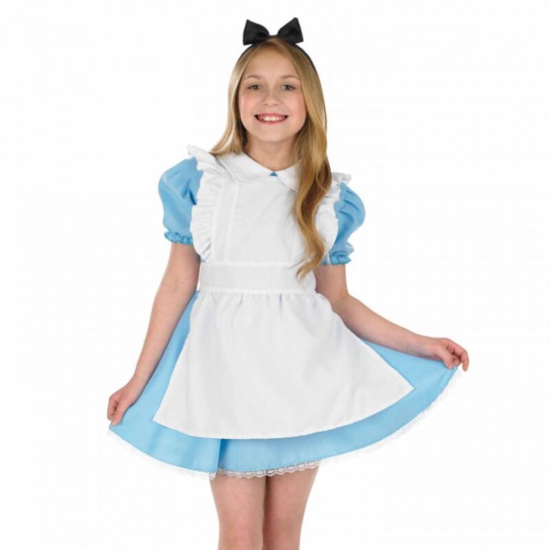 Alice Traditional (Wonderland) Children's Fancy Dress Costume - Image 2