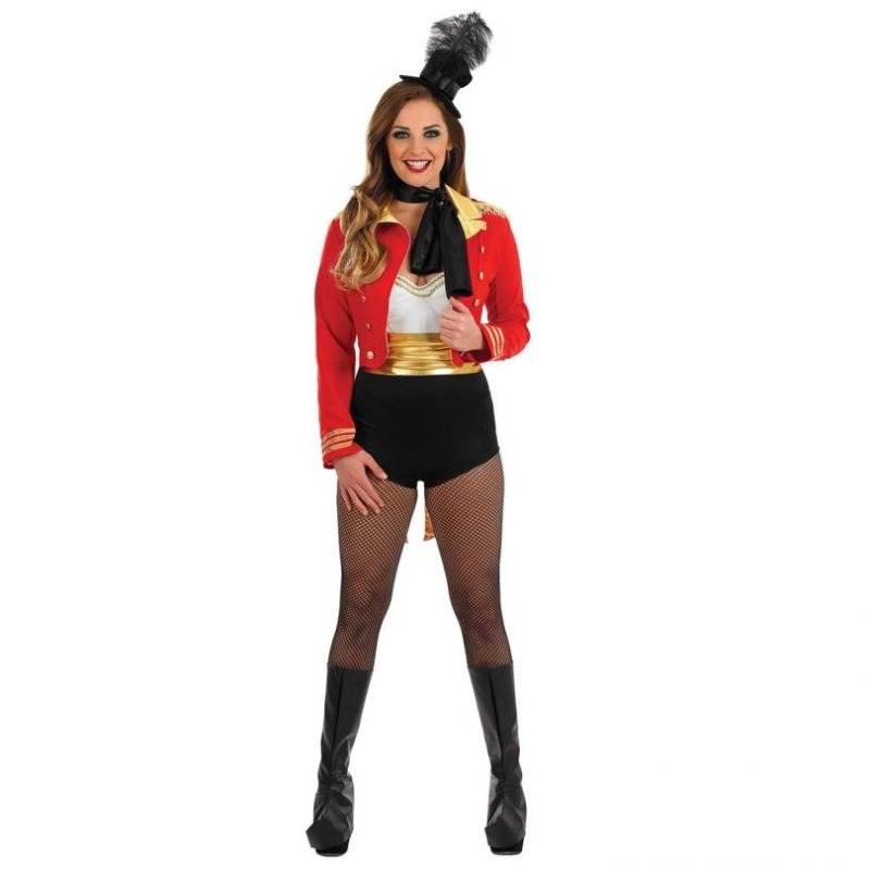 Sexy Circus Ringmaster Ladies Fancy Dress Costume