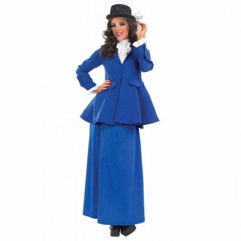 Victorian Lady (Mary Poppins) Ladies Fancy Dress Costume