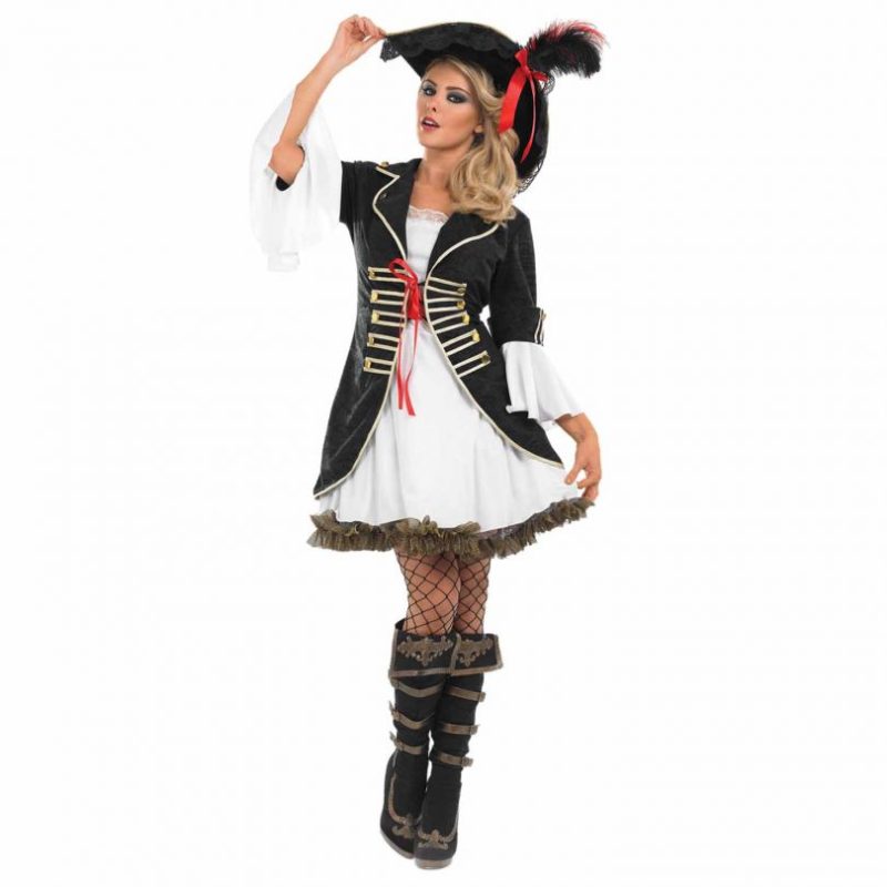Buccaneer/Pirate Girl Longer Length Ladies Fancy Dress Costume