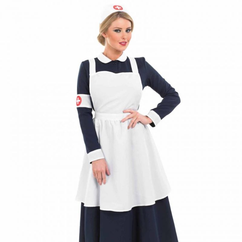 Victorian Nurse Ladies Fancy Dress Costume - Image 2