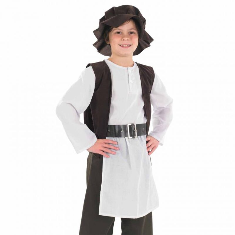 Deluxe Tudor Boy Children's Fancy Dress Costume - Image 2