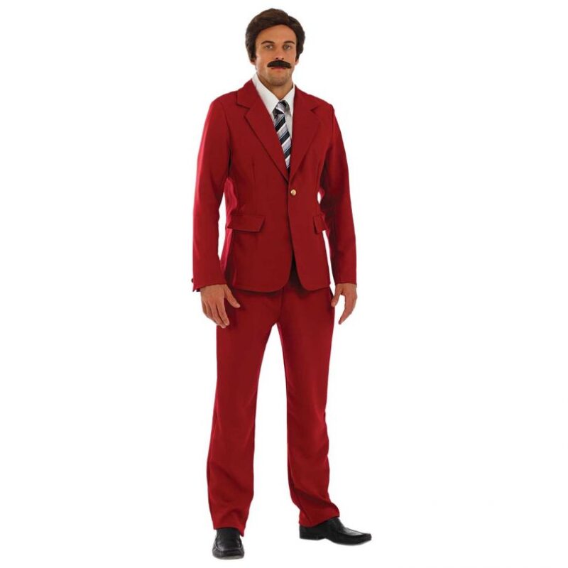 Newsreader (Anchor Man) Men's Fancy Dress Costume