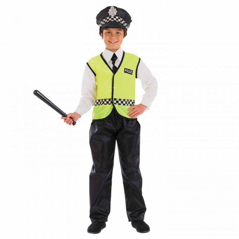 Policeman Children's Fancy Dress Costume