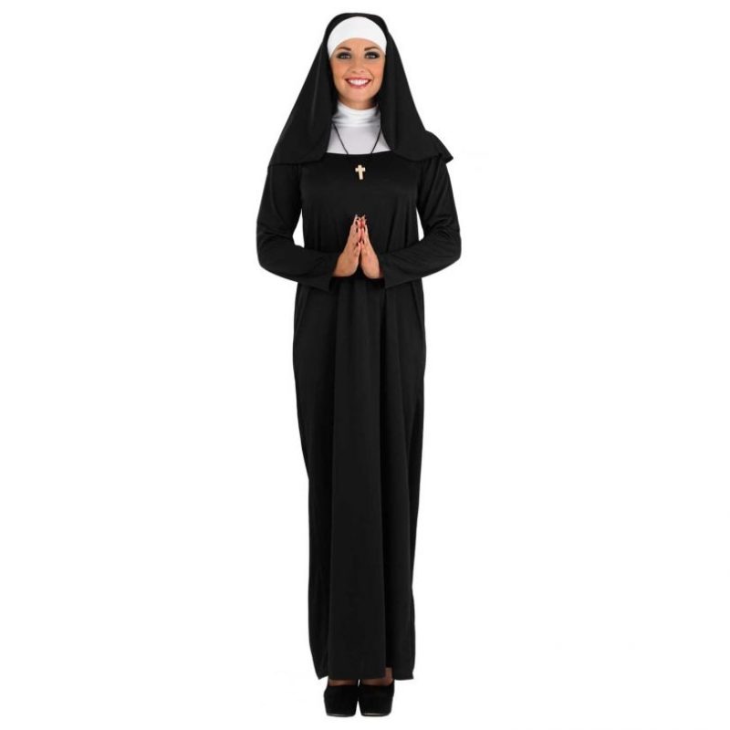 Nun Ladies Fancy Dress Costume