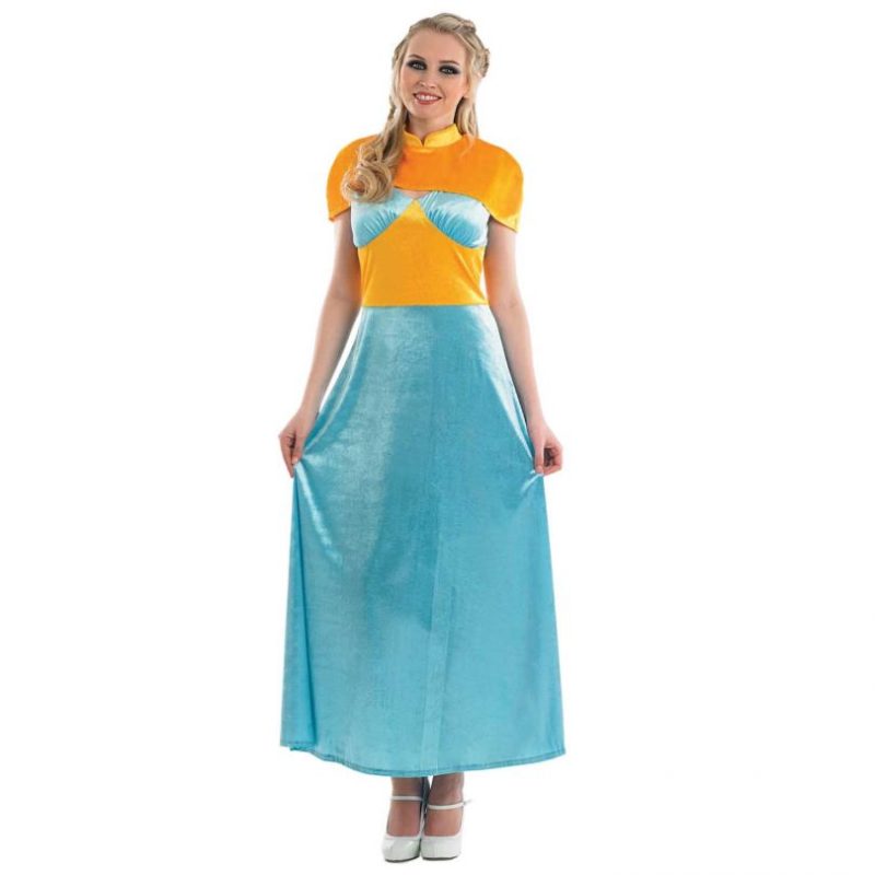 Medieval Princess Ladies Fancy Dress Costume