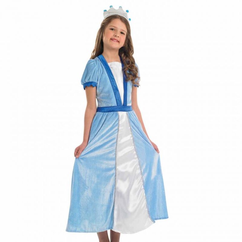 Blue Princess ( Cinderella) Children's Fancy Dress Costume - Image 2
