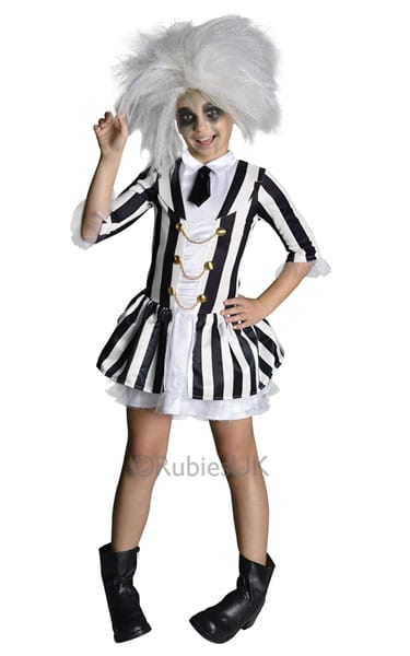 Beetlejuice Girl Children's Fancy Dress Costume