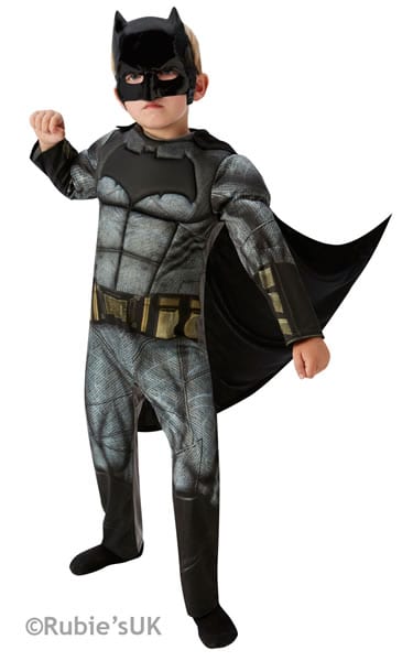 Batman Dawn of Justice Delux Super Hero Childrens Fancy Dress Costume