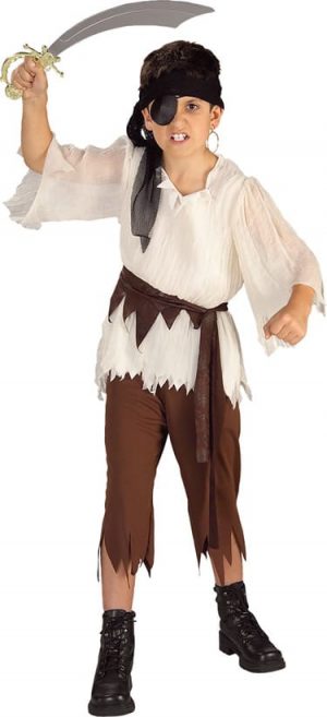 Pirate Boy Children's Fancy Dress Costume