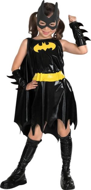 Batgirl Super Hero Childrens Fancy Dress Costume