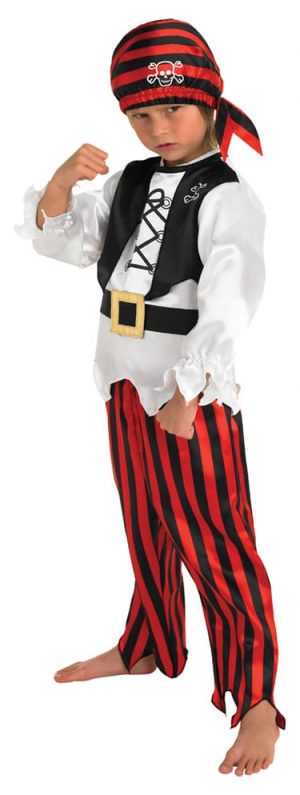 Raggy Pirate Boy's Children's Fancy Dress Costume