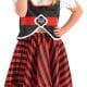 Raggy Pirate Girl Children's Fancy Dress Costume