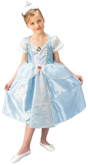 Disney's Deluxe Cinderella Childrens' Fancy Dress Costume (DISC)