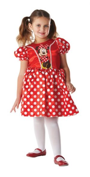 Disney's Classic Red Minnie Children's Fancy Dress Costume