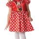 Disney's Classic Red Minnie Children's Fancy Dress Costume