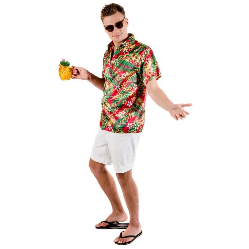 Hawaiian Shirt (Ace Ventura Pet Detective) Men's Fancy Dress Costume - Image 2