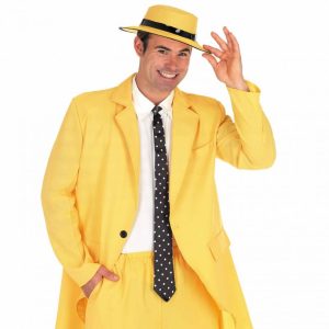 Yellow Suit (The Mask) Men's Fancy Dress Costume - Image 2