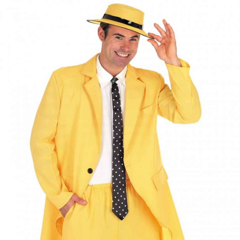 Yellow Suit (The Mask) Men's Fancy Dress Costume