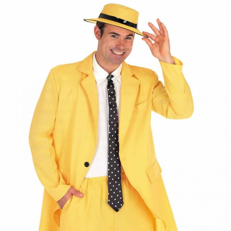 Yellow Suit (The Mask) Men's Fancy Dress Costume - Image 2