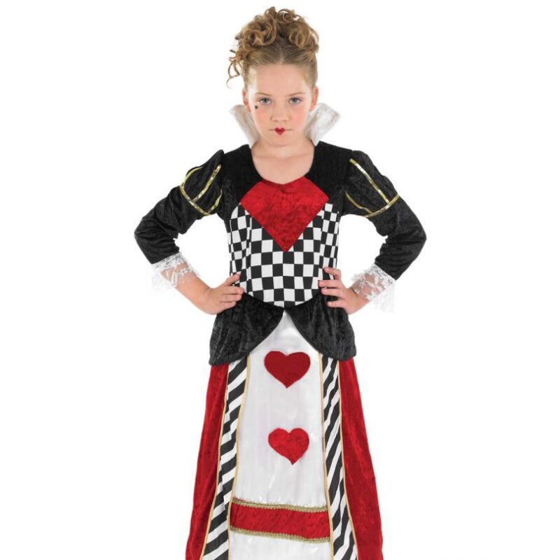 Queen of Hearts Children's Fancy Dress Costume - Image 2