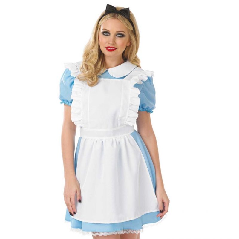 Alice Traditional (Wonderland) Ladies Fancy Dress Costume - Image 2