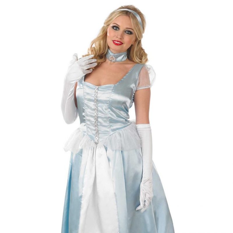 Fairy Tale (Cinderella) Princess Ladies Fancy Dress Costume - Image 2