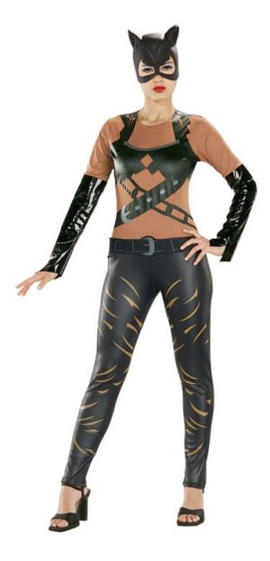 Catwoman Super Hero Ladies Fancy Dress Costume