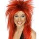 Tina Turner Style Red/ Black Wig.