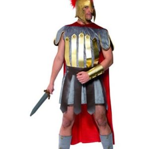 Roman Warrior Mens Fancy Dress Costume