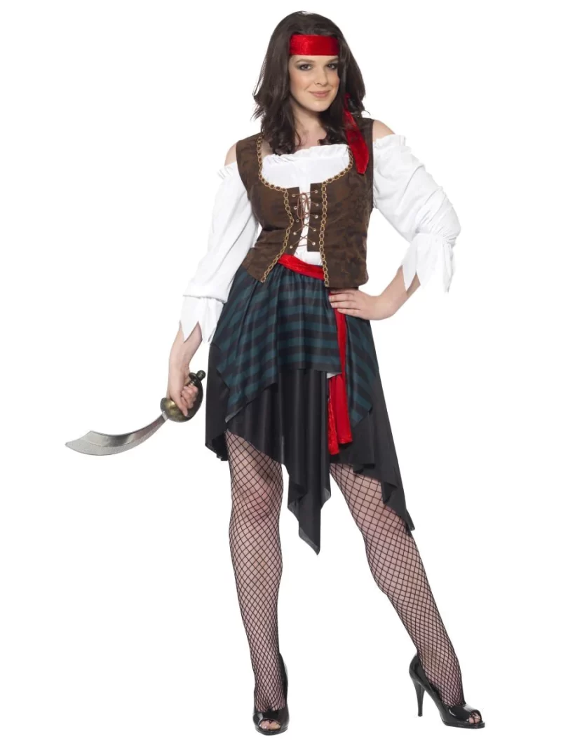 Pirate Lady Ladies Fancy Dress Costume