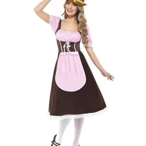 Tavern/Bavarian German Beer Girl Longer Length Ladies Fancy Dress Costume - Image 2