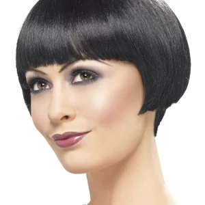 1920's Flapper/Charleston Black Bob Wig
