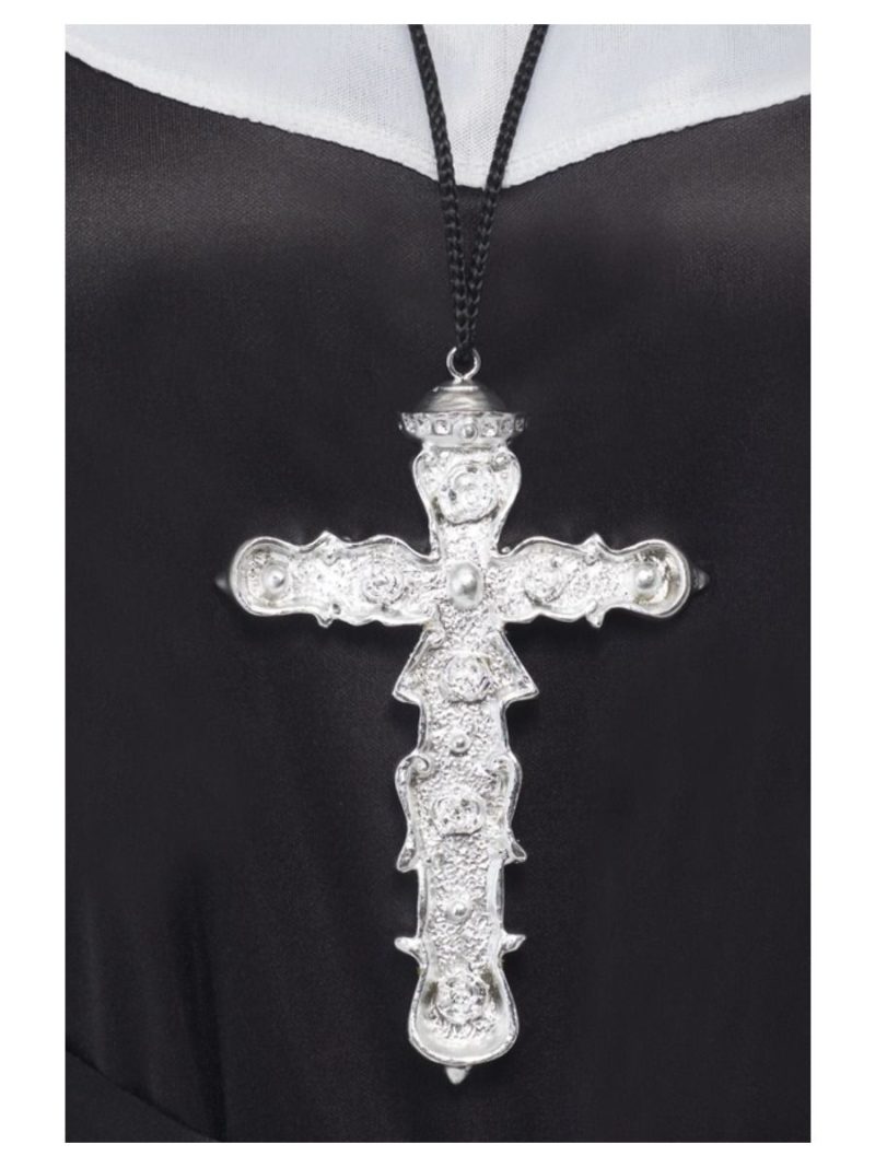 Ornate Nuns Cross Pendant - Image 2
