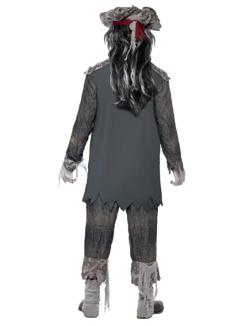 Ghost Ship Pirate Ghoul Men's Halloween Fancy Dress Costume - Image 3