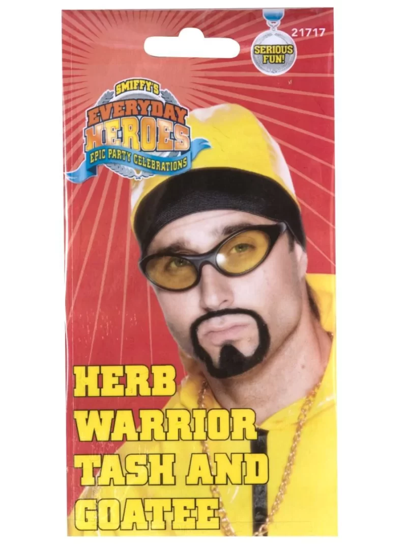 Herb Warrior (Ali G) Mustache/Tash & Goatee - Image 2
