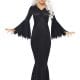Midnight Vamp Ladies Halloween Fancy Dress Costume